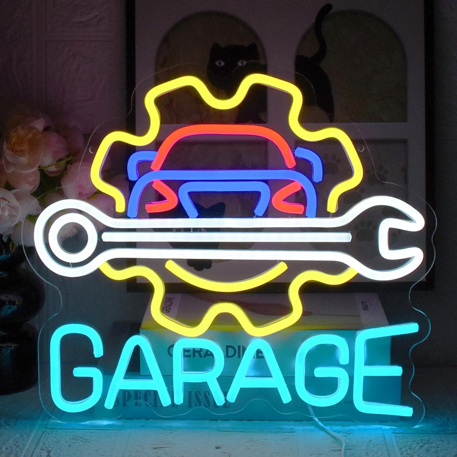 Garage Neon Sign USB Powered L - đánh giá và giá Auto Repair Shop In