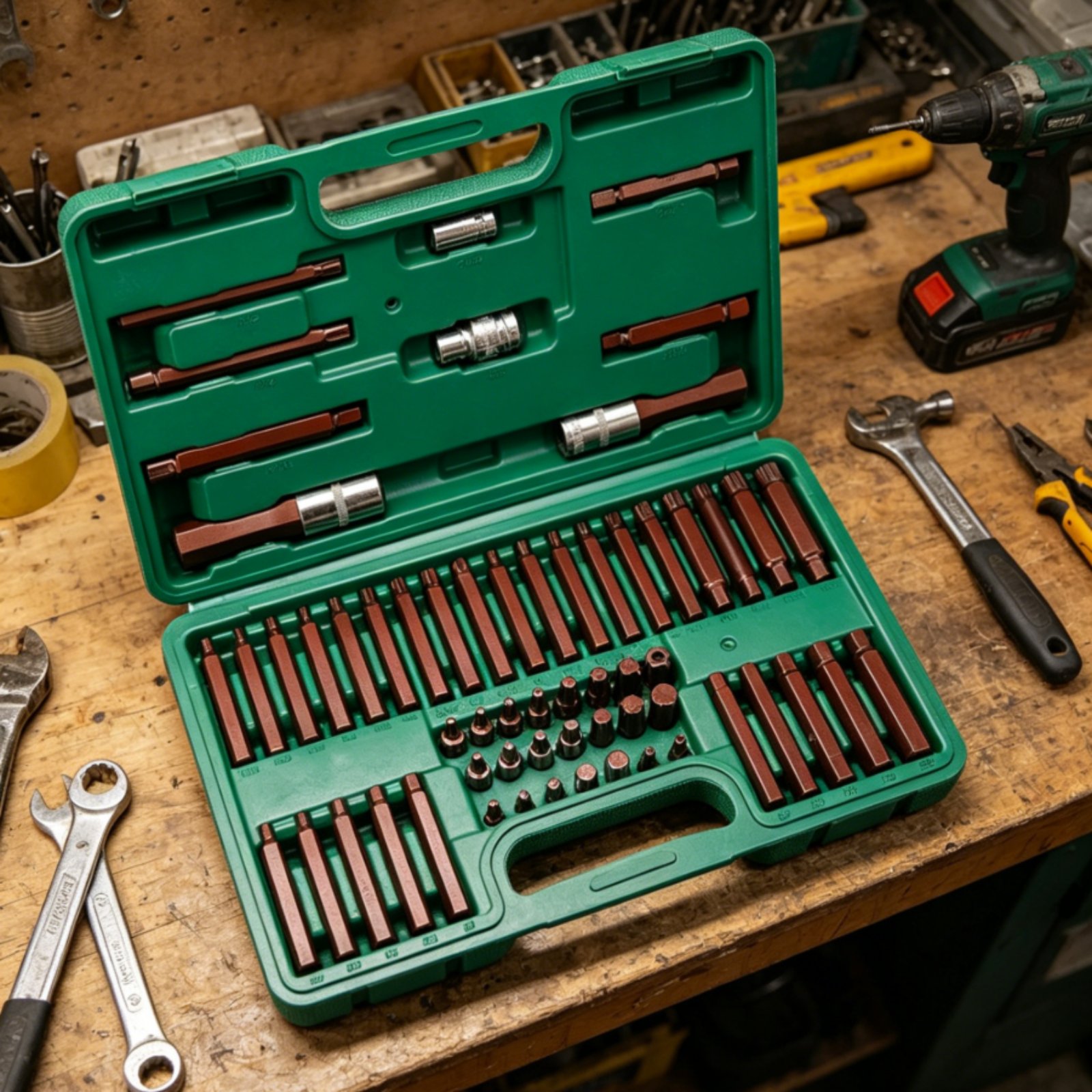 60 Pieces Star Drive Bit Set H - đánh giá và giá Auto Repair Shop In
